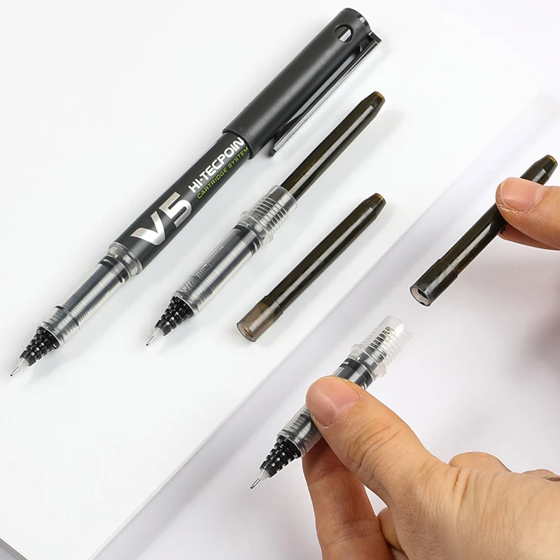 الطيار إعادة الملء V5/V7 أقلام - مراجعة Pilot Pen V5 وسعره