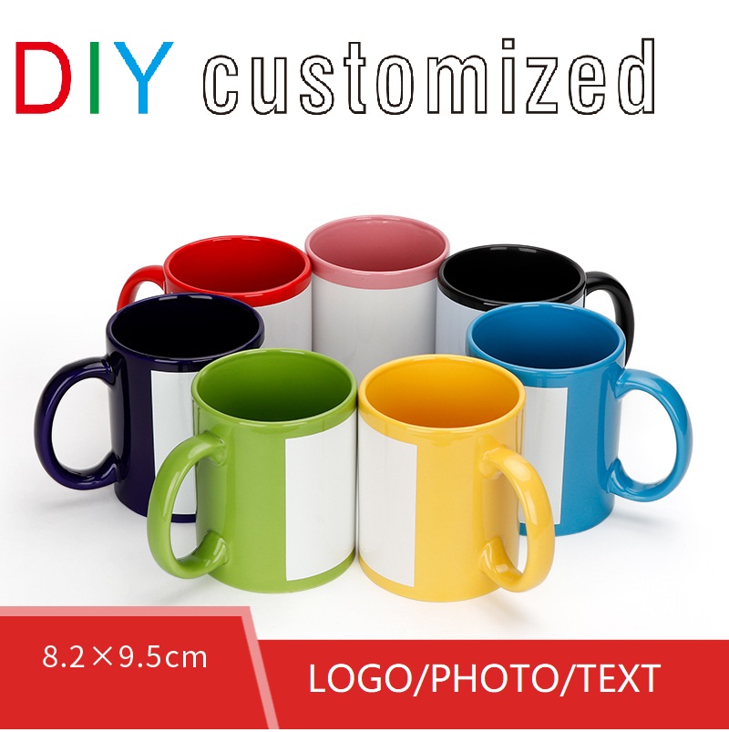 كوب أسود بشعار DIY كوب سيراميك - مراجعة Sublimation Mug White وسعره