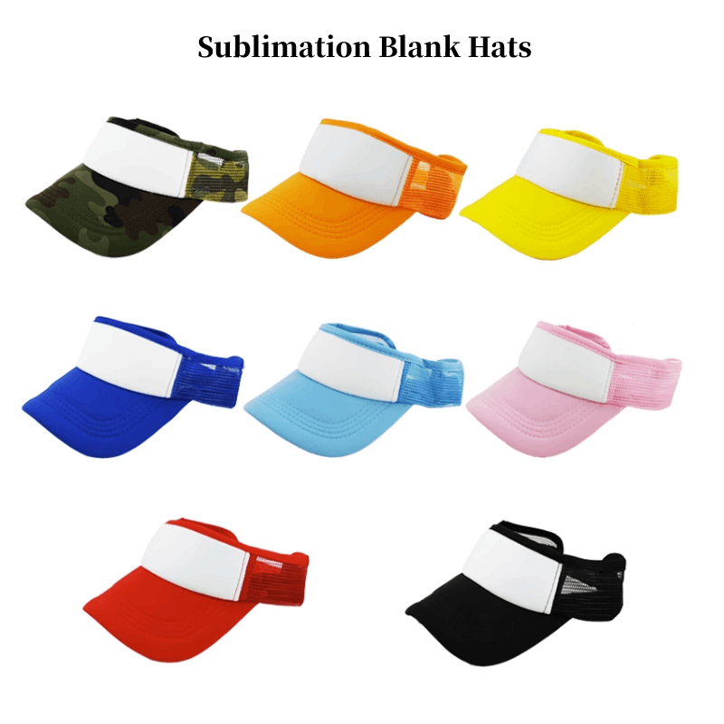 10 قطع من قبعات البيسبول الريا - مراجعة Hat Sublimation Blank وسعره