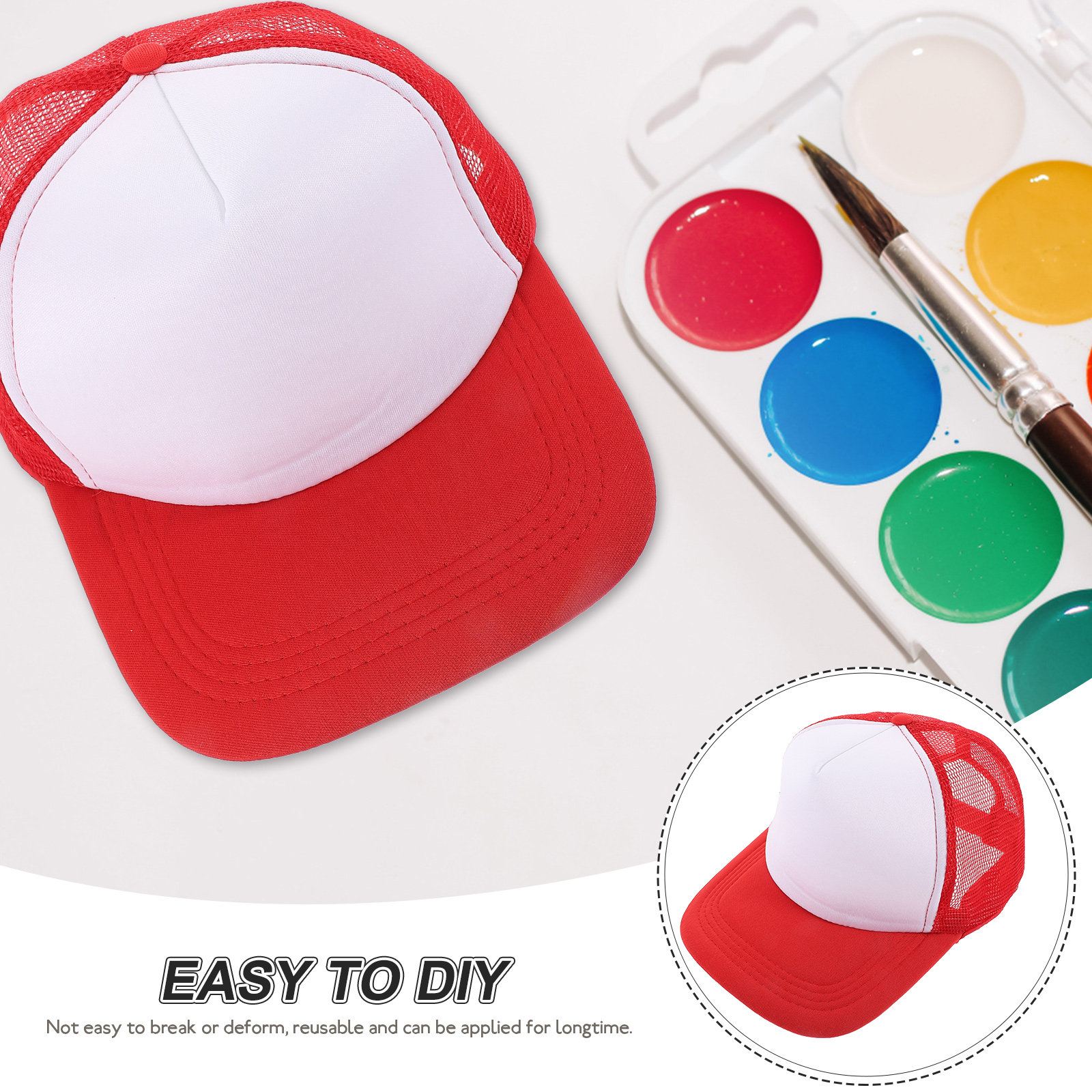 10 قطع من قبعات البيسبول الفار - مراجعة Hat Sublimation Blank وسعره